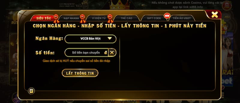 Khuyến mãi nạp đầu tại Xocdia88 